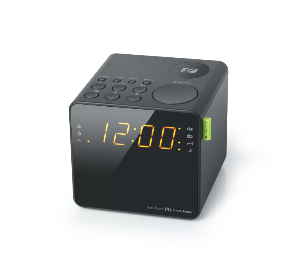 "Muse M-187CR" dvigubas radijo laikrodis su žadintuvu