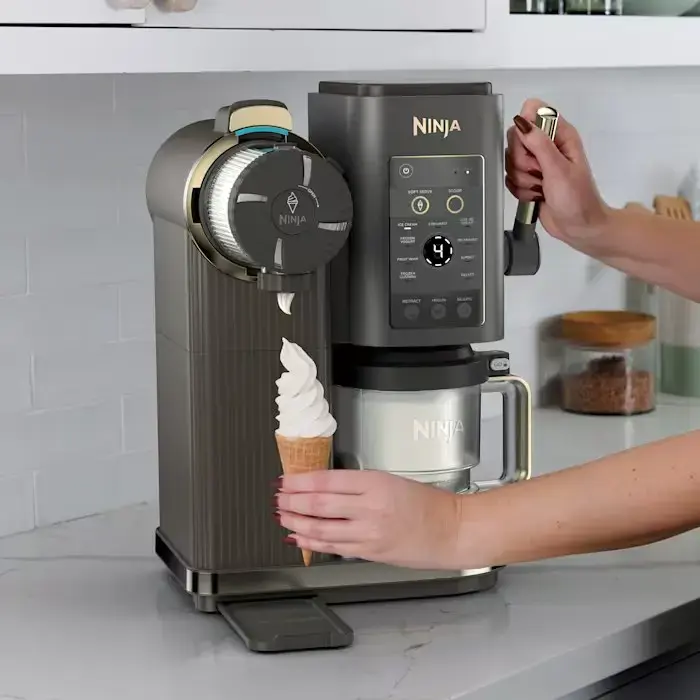 Ninja CREAMi Soft serve ice cream maker 0.47 L 800 W Grey, Silver