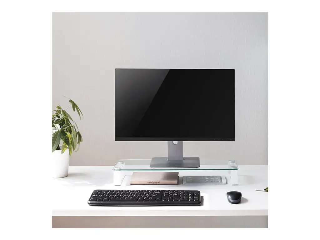 LOGILINK BP0027 LOGILINK - Stiklinis stalviršio monitoriaus stovas, maks. 20 kg