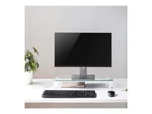 LOGILINK BP0027 LOGILINK - Stiklinis stalviršio monitoriaus stovas, maks. 20 kg