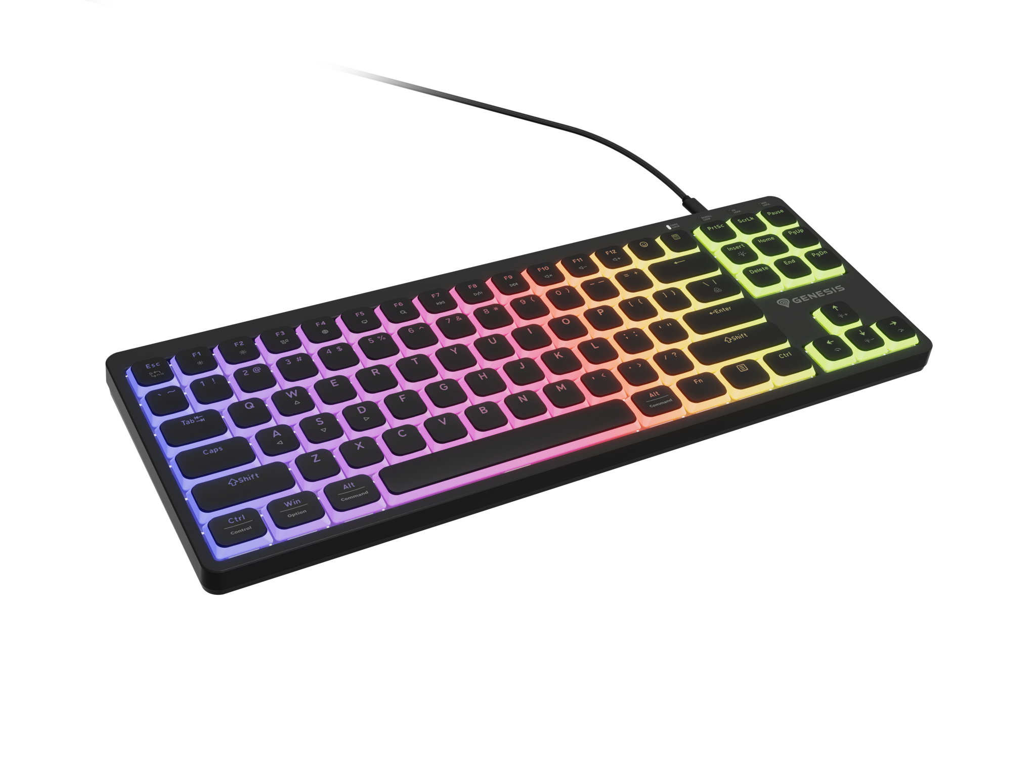 Genesis Thor 430 TKL | Gaming Keyboard | Wired | US | Linear | Black