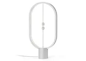 "Allocacoc Heng Balance Ellipse" stalo lempa LED balta