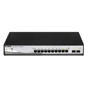 D-Link DGS-1210-10P, valdomas, L2, Gigabit Ethernet (10/100/1000), maitinimas per Ethernet (PoE), m…