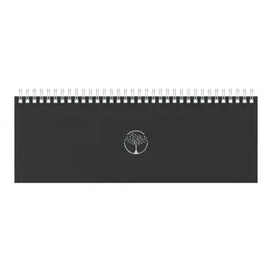 Kalendorius MEMO ECO 2025, 290 x 110 mm, kartoninis, juodos sp.