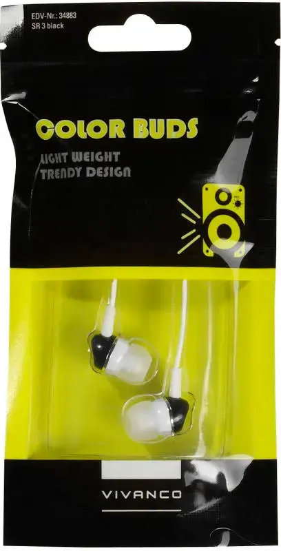 "Vivanco" ausinės SR3, juodos spalvos (34883)