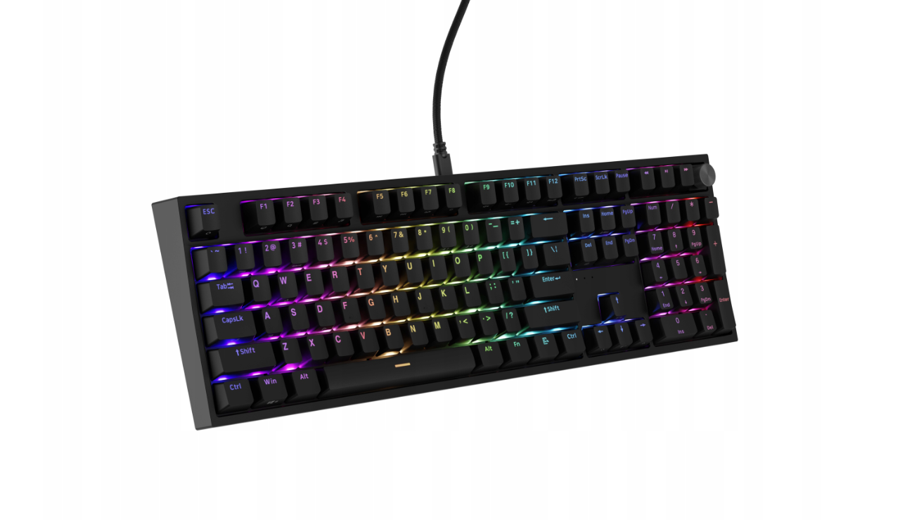 Genesis | THOR 404 | Wired | US | Black | USB Type-A | Outemu Peach Silent