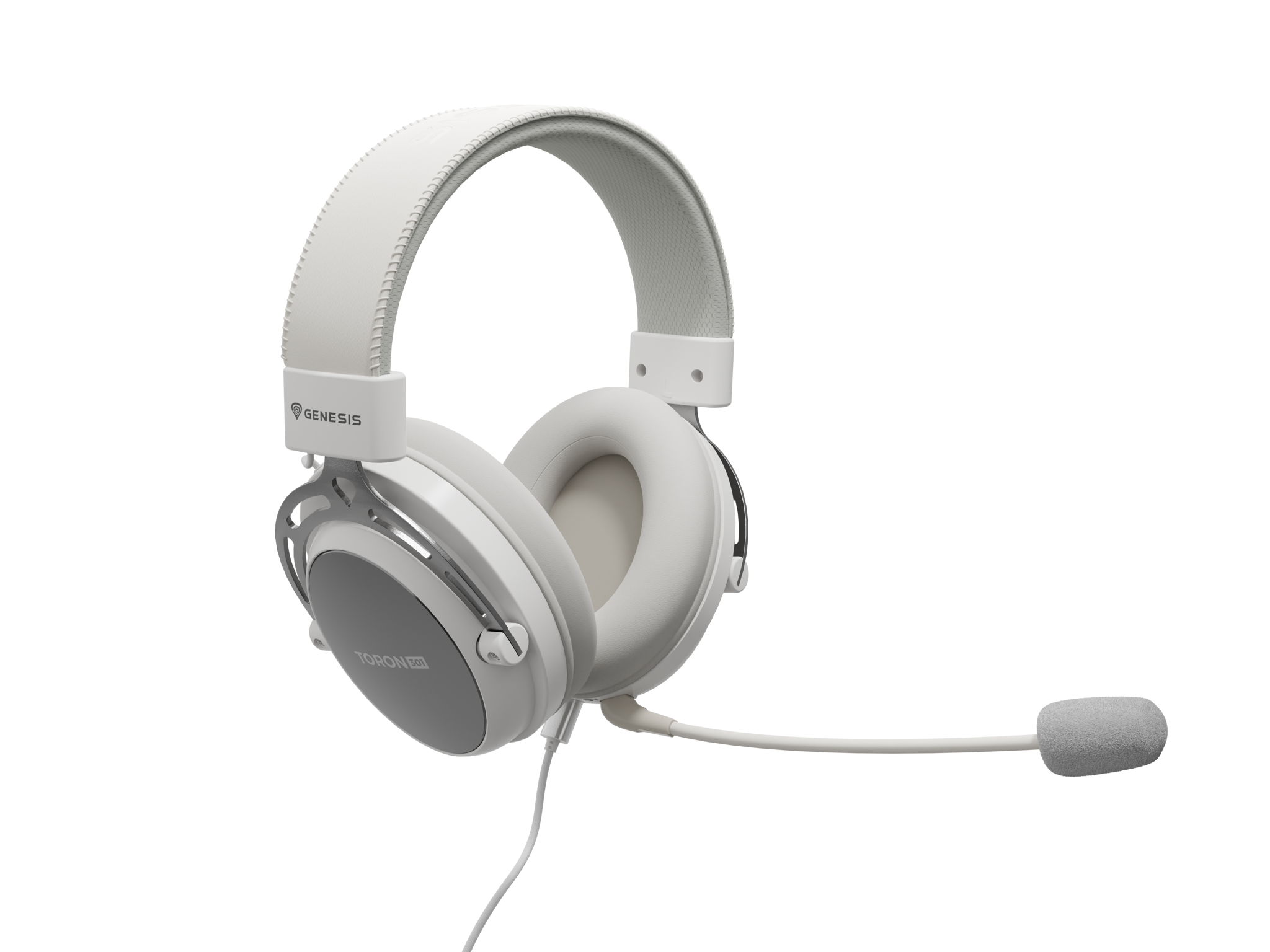 Genesis | Gaming Headset | Toron 301 | Wired | Over-Ear | Microphone | White