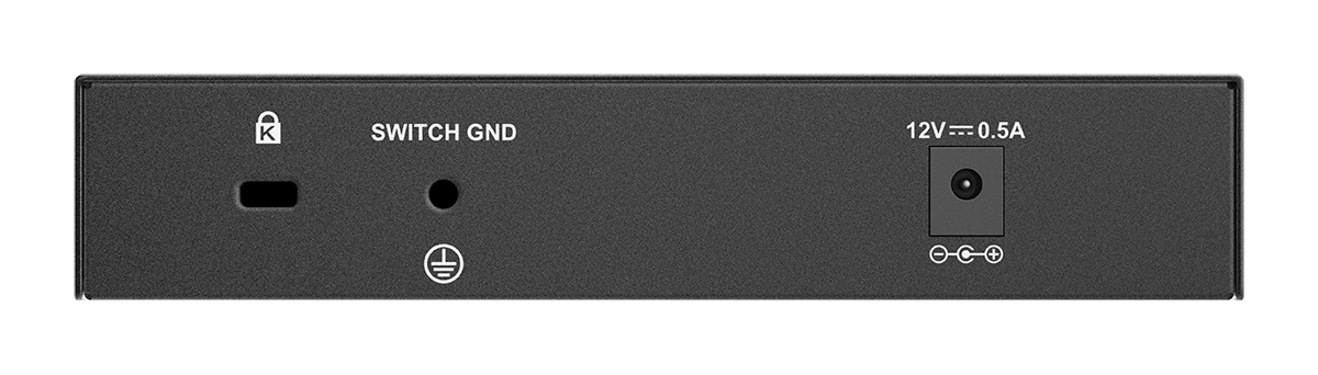 D-Link DMS-107/E, nevaldomas, Gigabit Ethernet (10/100/1000)