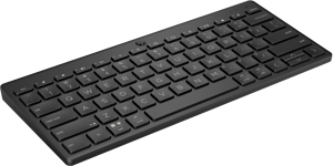 HP 355 Compact Multi-Device Bluetooth Keyboard, Wireless, Bluetooth, Mechanical, Black