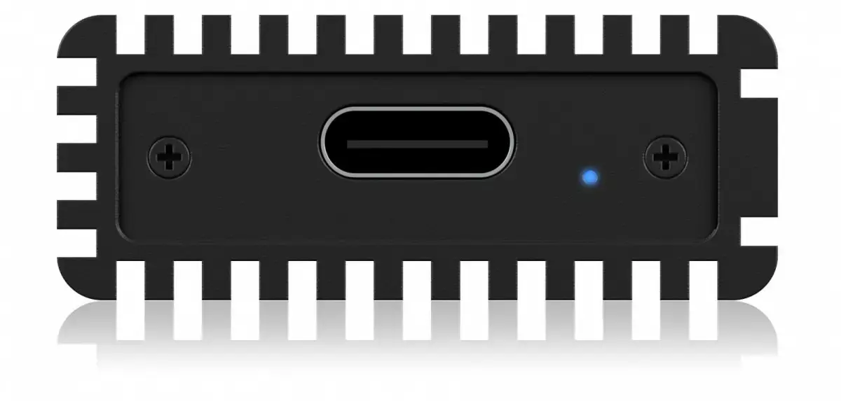 ICYBOX IB-1816M-C31 "IcyBox" išorinis korpusas M.2 NVMe SSD, USB 3.1 Type-C, juodas