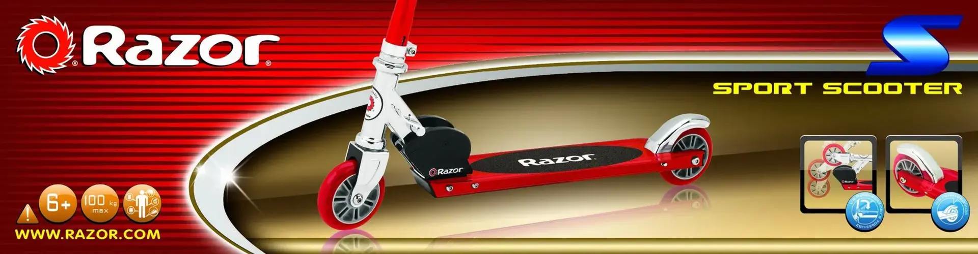 Paspirtukas Razor 13073058, Raudona