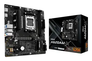 Mainboard ASROCK AMD A620A SAM5 Micro-ATX Memory DDR5 Memory slots 2 A620AM-X