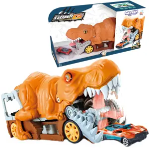 WOOPIE Dinozaurų automobilio paleidimo įrenginys + automobilis 1 vnt.