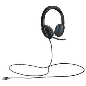 "Logitech H540" USB kompiuterio ausinės, laidinės, biurui / skambučių centrui, 20-20000 Hz, 120 g, ausinės, juodos spalvos