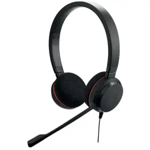 Jabra Evolve 20 UC Stereo Laidinės ausinės, USB-C/A, Juoda