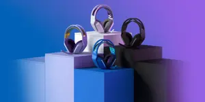 LOGITECH G733 LIGHTSPEED belaidės RGB žaidimų ausinės - BALTOS spalvos