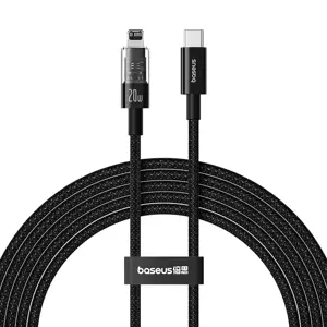 Baseus Gem USB-C to iP fast charging cable 2 m 20 W Black