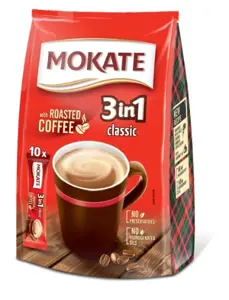 Kavos gėrimas MOKATE 3in1 Classic, maišelyje 10 x 17g