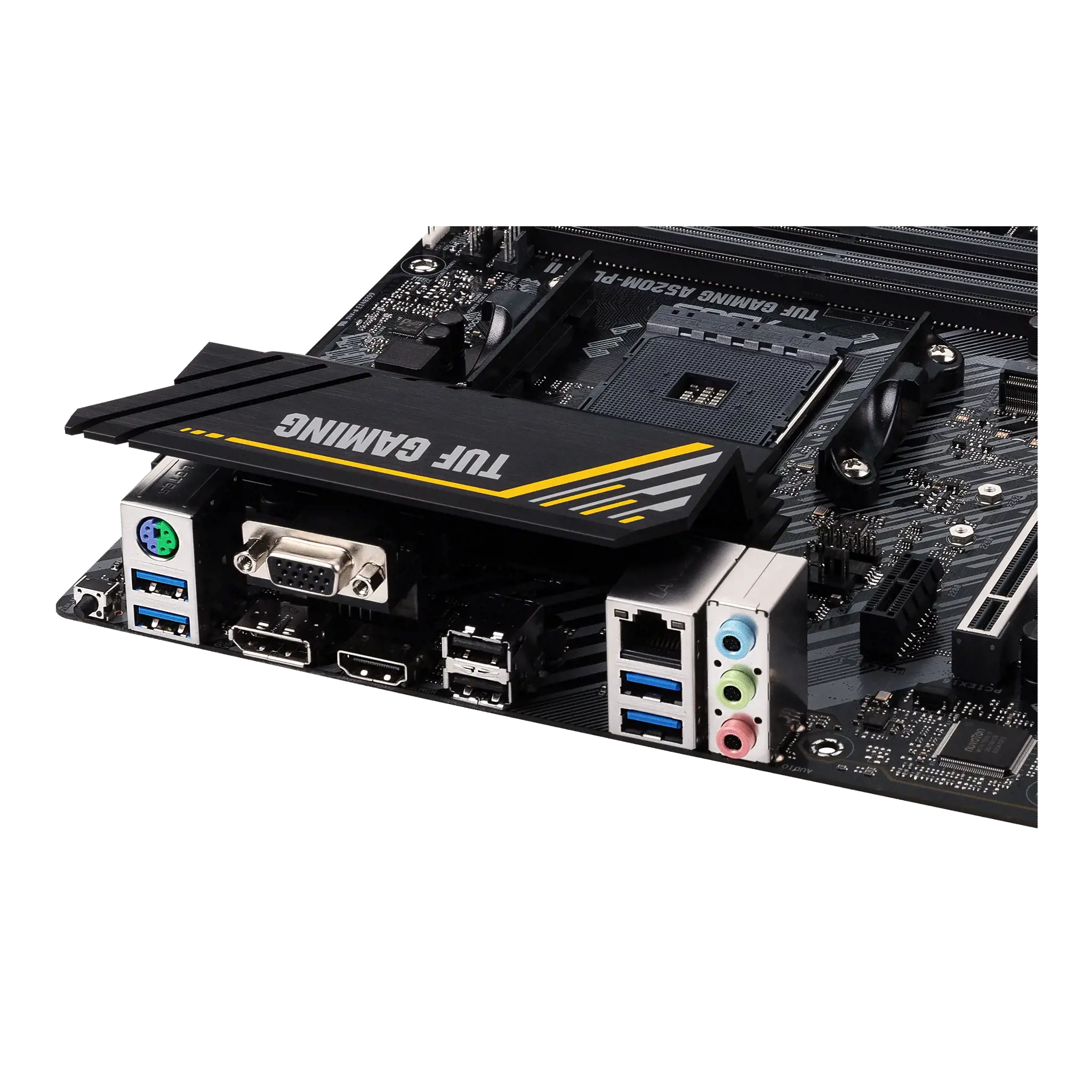 ASUS TUF GAMING A520M-PLUS II, AMD, "Socket AM4", "AMD Ryzen™ 3", "AMD Ryzen™ 5", "AMD Ryzen™ 7", 3 kartos "AMD Ryzen™ 9", 5 kartos "AMD Ryzen 9", "Socket AM4", DDR4-SDRAM, 128 GB