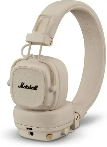 Marshall Major V Belaidės ausinės, Bluetooth, Cream