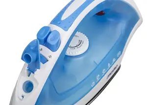 Lygintuvas "Mesko MS 5023" mėlyna/balta, 2200 W, su laidu, Anti-scale sistema, vertikali garų funkcija