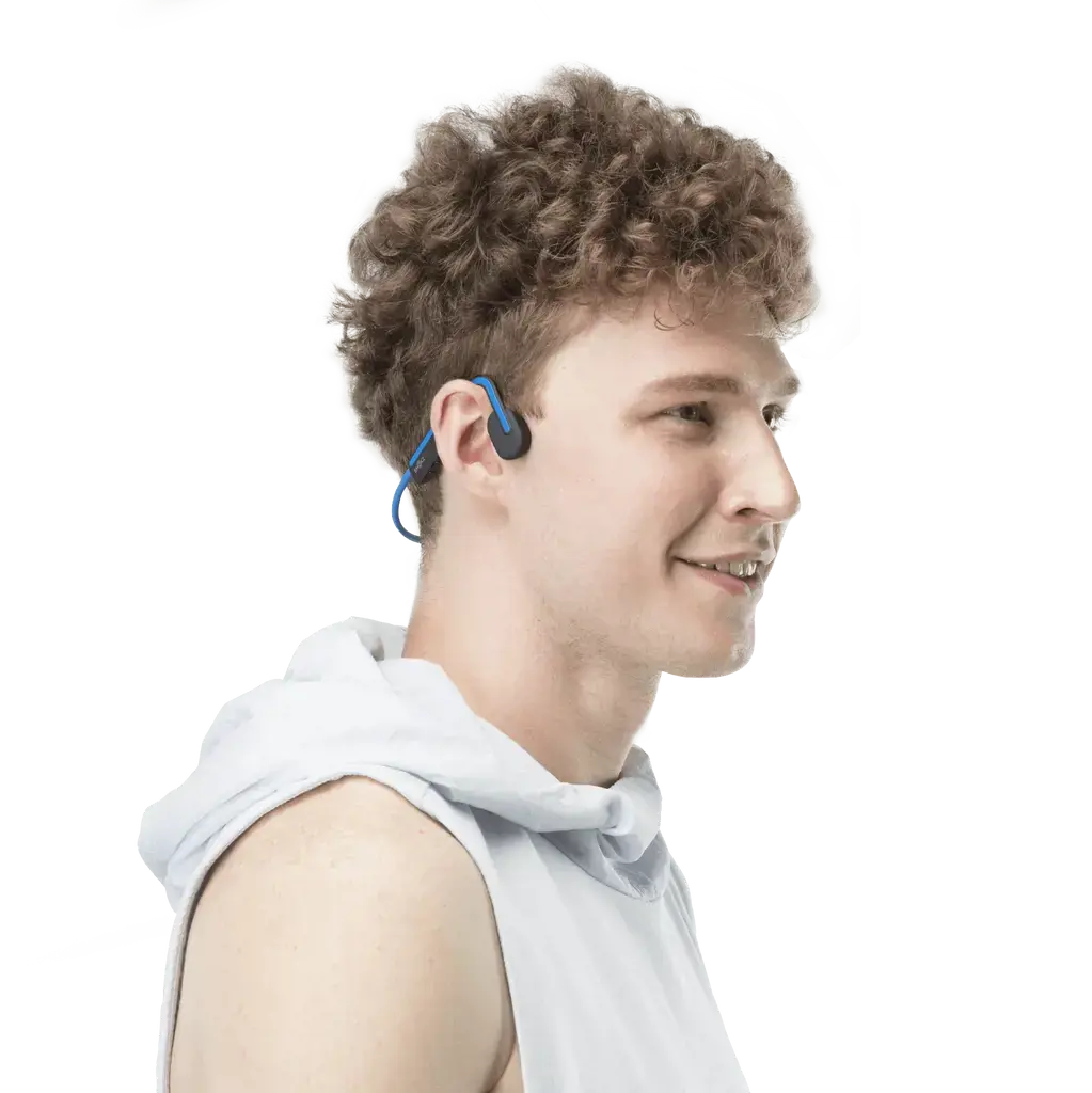 SHOKZ OpenMove, belaidės, skambučiai / muzika, 20 - 20000 Hz, 29 g, ausinės, mėlynos