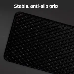 "HyperX" riešo atrama - klaviatūra - kompaktiška 60% 65%, juoda, vienspalvė, gelis, guma, riešo atrama, neslystantis pagrindas