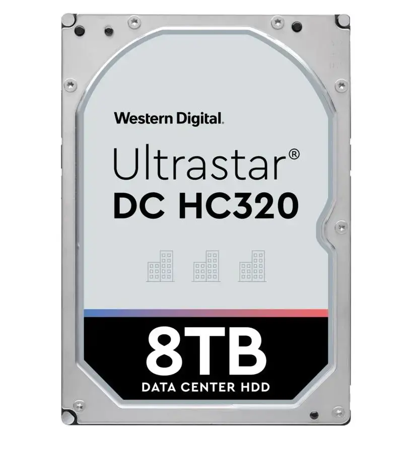 WESTERN DIGITAL Ultrastar 7K8 8TB kietasis diskas SATA 6Gb/s 512E SE 7200Rpm HUS728T8TALE6L4 24x7 3,5 colių urmu