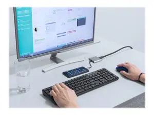 NATEC kelių prievadų Fowler USB-C pd. USB 3.0. HDMI 4K