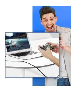 Ugreen 50942, 2 m, USB A, USB C, USB 2.0, juoda