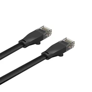 UNITEK C1811GBK Ethernet kabelis FLAT UTP Ethernet Cat.6 3 m
