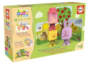Kūdikių žaidimai 3D THE KUBIS, THE LITTLE FARMER AND THE APPLES 2-4metų