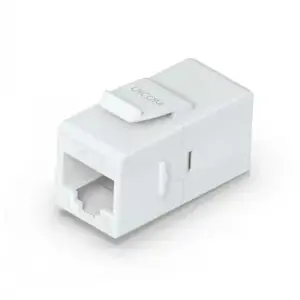 UBIQUITI CAT6 KEYSTONE COUPLER, 12-PACK. PASS-THROUGH CAT6 KEYSTONE COUPLER FOR CONNECTING PRE-TERM…