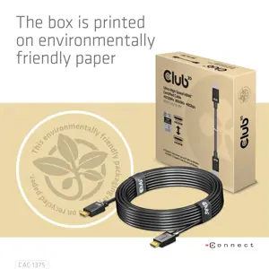 CLUB3D Ultra High Speed HDMI™ Certified Cable 4K120Hz 8K60Hz 48Gbps M/M 5m/16.4ft, 5 m, HDMI Type A…