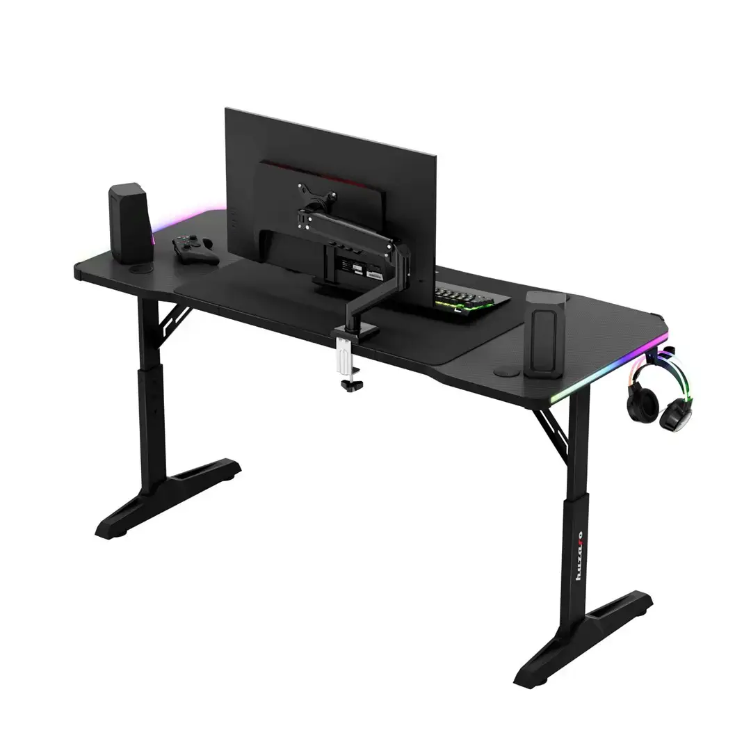 Huzaro Hero 3.6 RGB Black gaming desk