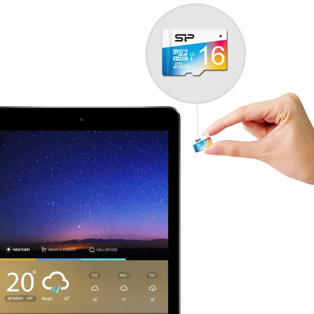 "Silicon Power Elite", 16 GB, "MicroSDHC", 10 klasė, UHS-I, 85 MB/s, 1 klasė (U1)