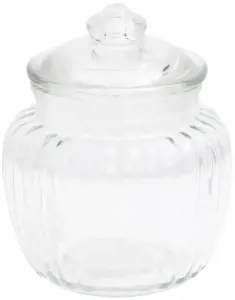 Stikliniai indai, 4vnt., stiklas, 500ml