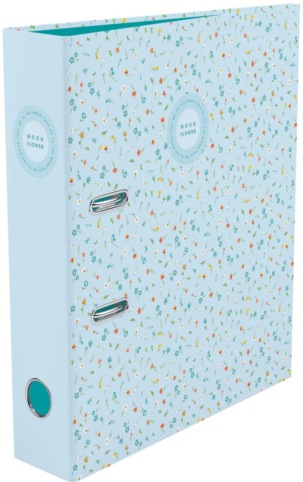 A4 Lever Arch File Teen Moonflower