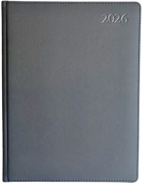 Kalendorius EXTRA SHINE, 2026, PU, A4, juoda (Baltic)