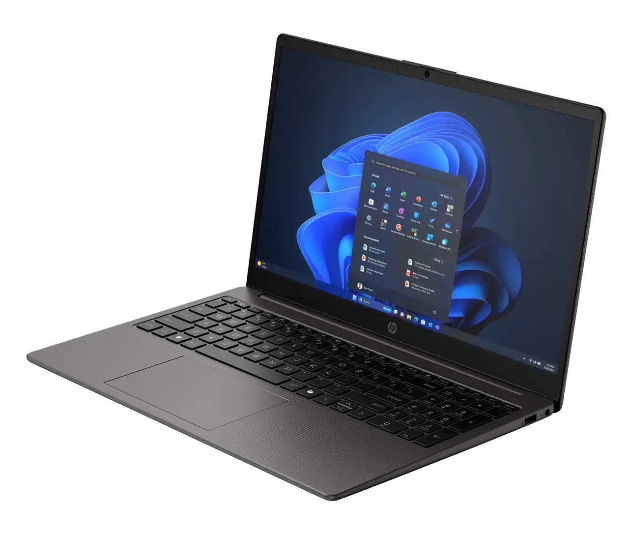 Nešiojamas kompiuteris HP 255R G10, 7535U, 512 GB, 15,6 Coliai, Windows 11 Home, AMD Radeon