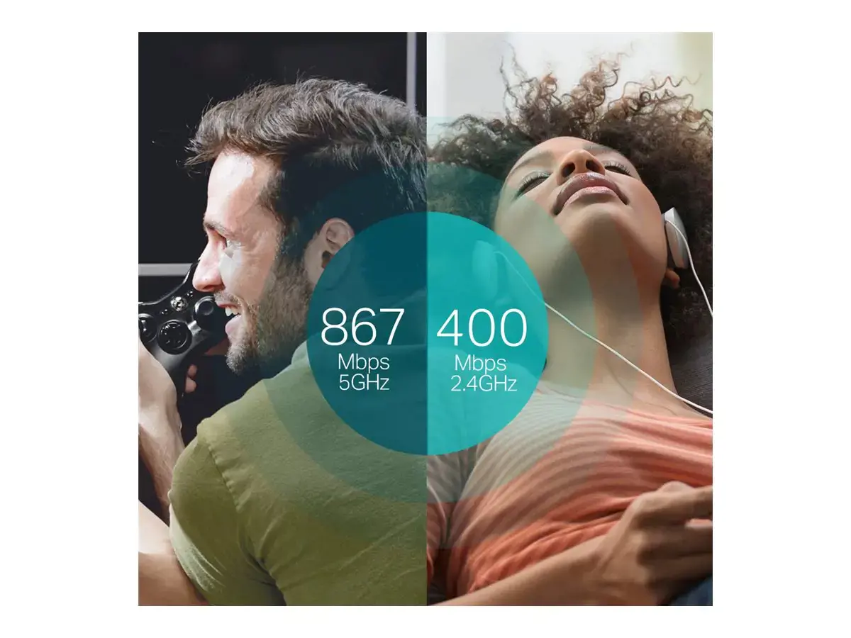 TP-Link AC1200 belaidis dviejų dažnių juostų USB 3.0 adapteris 1200Mb/s USB3.0/2.0 300Mb/s 2,4 GHz dažniu + 900Mb/s 5 GHz dažniu 802.11a/b/g/n/ac, WPA2/WPA