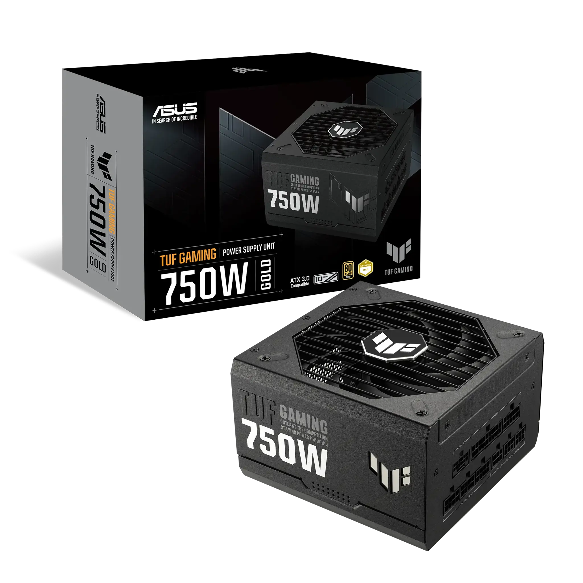 Maitinimo blokas ASUS TUF Gaming 750W Gold, 750 W, 80 PLUS Gold