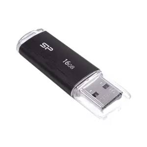 SILICONPOW SP016GBUF2U02V1K Silicon Power atmintinė USB Ultima U02 16GB USB 2.0 juoda