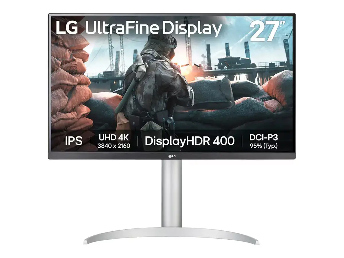 LCD Monitor LG 27UP650K-W 27" 4K Pivot Height adjustable Tilt Panel IPS 3840x2160 16:9 60Hz 5 ms 27UP650K-W