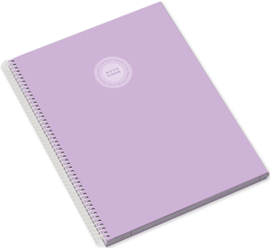 Bloknotas Ambar Campus Moonflower Lin, kietu viršeliu, A5, 80psl, 90gsm