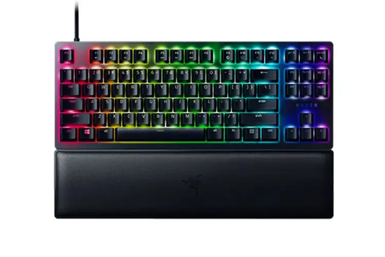 RAZER Huntsman V2 klaviatūra be klavišų, violetinės spalvos jungiklis - JAV išdėstymas