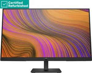 RENEW SILVER HP P24h G5 FHD Monitor - 23.8" 1920x1080 FHD 250-nit 75Hz AG, IPS, HDMI/VGA/DisplayPor…