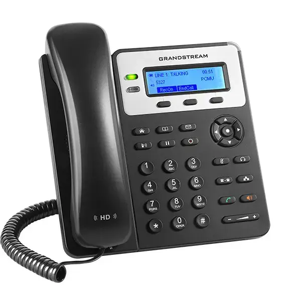 Grandstream Networks GXP1625 IP telefonas Juodas 2 linijos LCD ekranas