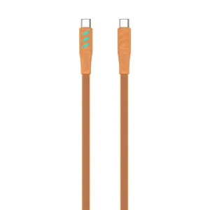 Havit CB6254 - USB Type C to USB Type C charging cable, 1 m (orange)