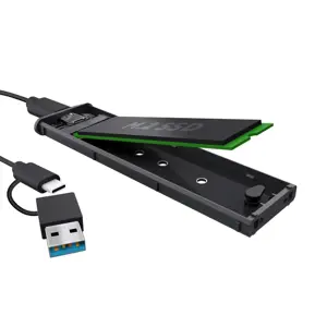 Trust 25806 storage drive enclosure SSD enclosure Black